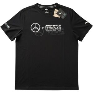 Puma Mercedes AMG Petronas Formula One Team F1 Logo T-Shirt Black XL 538482-01